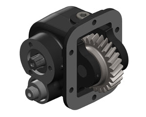 Fuso M060S6-OD Left-Side Mounted PTO with Uni 3-Bolt Output – Air Operated, Max Torque 250 Nm, Includes Mounting Kit