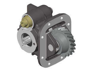 Hino LF05S (7.818) Left-Side Mounted PTO with Uni 3-Bolt Output – Air Operated, Max Torque 200 Nm, Includes Mounting Kit