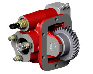 Hino M550 Left-Side Mounted PTO with Uni 3-Bolt Output – Vacuum Operated, Max Torque 250 Nm, Includes Mounting Kit