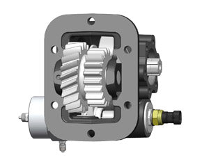 Hino RE50 Left-Side Mounted PTO with Uni 3-Bolt Output – Vacuum Operated, Max Torque 250 Nm, Includes Mounting Kit