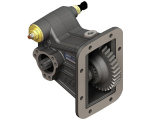 Isuzu MZX-6P Left-Side Mounted PTO with Uni 3-Bolt Output – Air Operated, Max Torque 250 Nm, Includes Mounting Kit