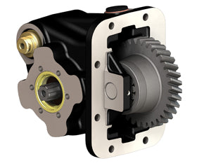 Isuzu MLD6Q Left-Side Mounted PTO with Uni 3-Bolt Output – Air Operated, Max Torque 280 Nm, Includes Mounting Kit