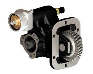 Isuzu MYY5S Left-Side Mounted PTO with Uni 3-Bolt Output – Vacuum Operated, Max Torque 200 Nm, Includes Mounting Kit