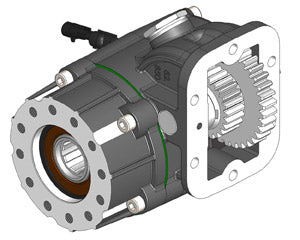 Aisin MY400 (A460-A860E) Hot Shift PTO - ISO Output, 24V, Includes Mounting Kit