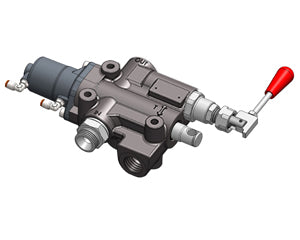 OMFB Tipper Valve - MODUL-TRUCK 250 CE 1" Dual Pressure Lever Control Valve - 250 L/min