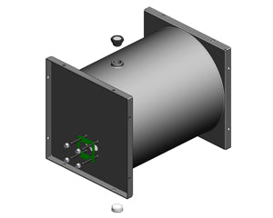 TIP Series Steel Powder Coated with Incorporated Mounts - 30 litre Capacity