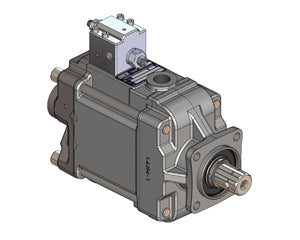 OMFB PPV Series ISO ISO 4-Bolt Variable Piston Pump - 110cc / 400 Bar - Left Hand Rotation (Anticlockwise)