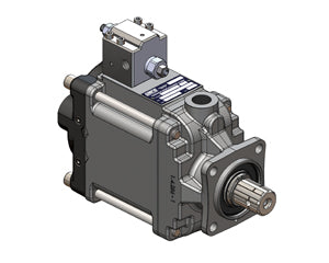 OMFB PPV Series ISO ISO 4-Bolt Variable Piston Pump - 60cc / 400 Bar - Right Hand Rotation (Clockwise)