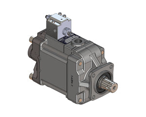 OMFB PPV Series ISO ISO 4-Bolt Variable Piston Pump - 90cc / 400 Bar - Left Hand Rotation (Anticlockwise)