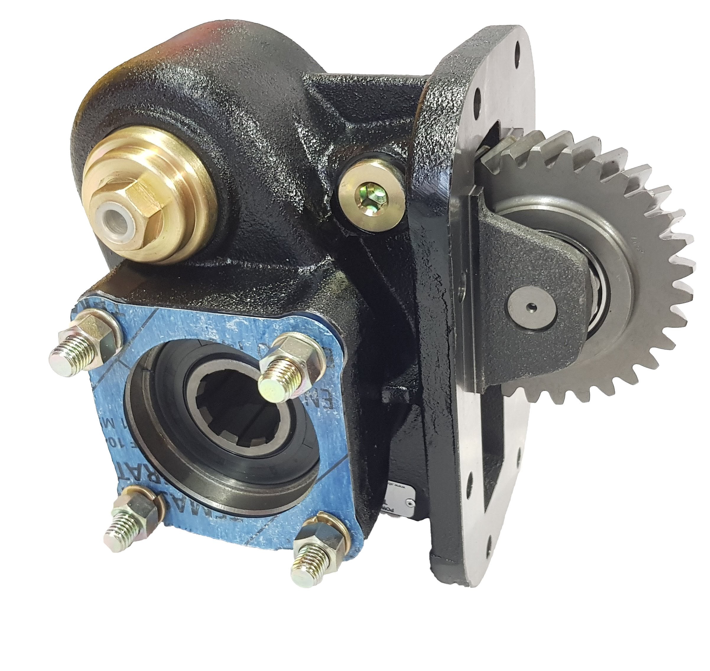 Pto Mount Isuzu MZW6P Side Mounted PTO with ISO Output - Air Operated, Includes ...