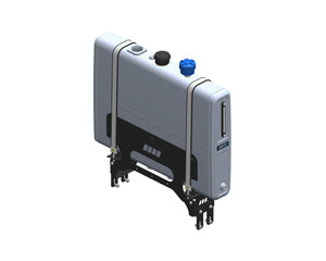 VERTICAL SLIM Series Aluminium Hydraulic Tanks with Mount Bracket - 150 litre Capacity