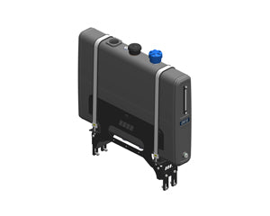 VERTICAL SLIM Series Steel Powder Coated Hydraulic Tanks with Mount Bracket - 150 litre Capacity