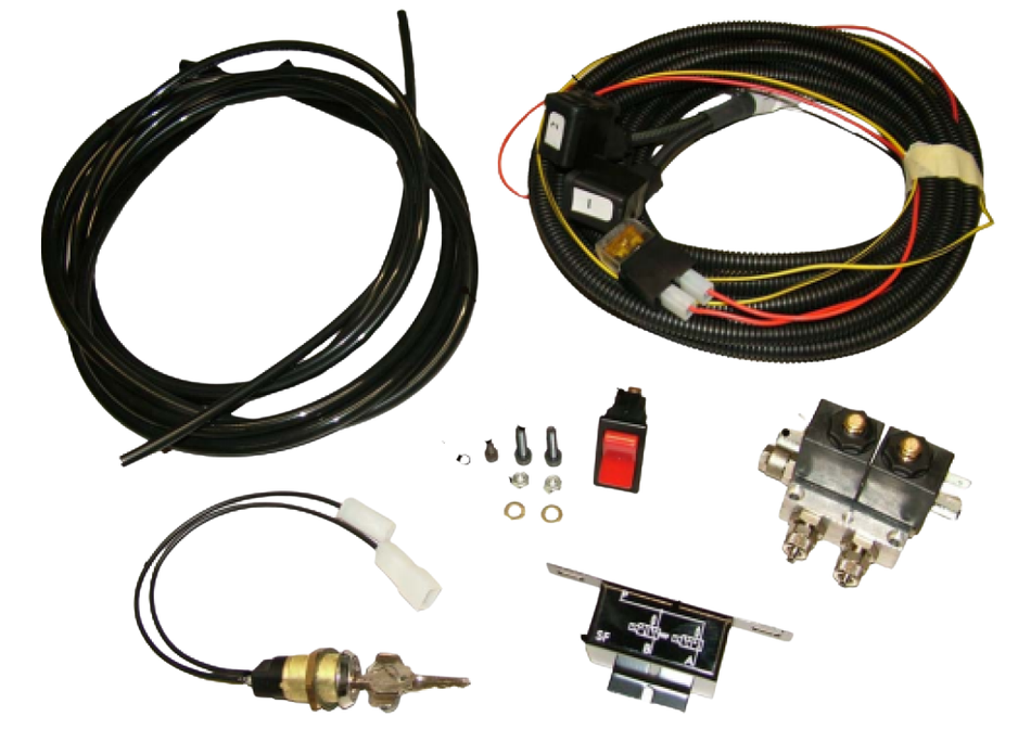 OMFB 12V Electric Loom Kit for Vacuum shift PTOs